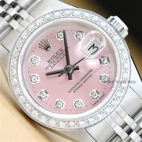 replica rolex stainless and gold women's watch